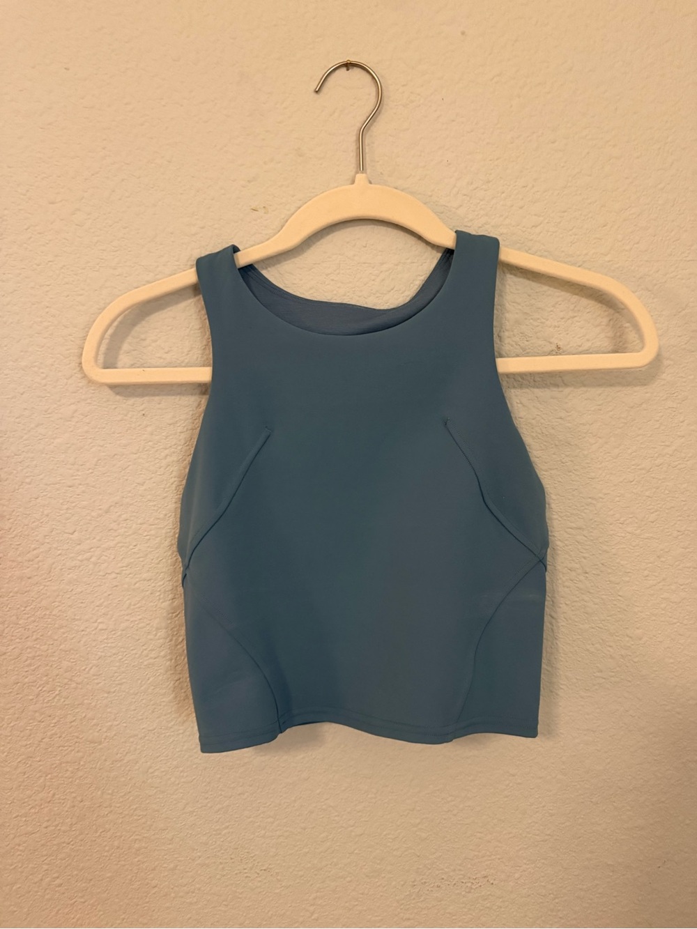 lululemon athletica Slate Blue High-Neck Crop Tank